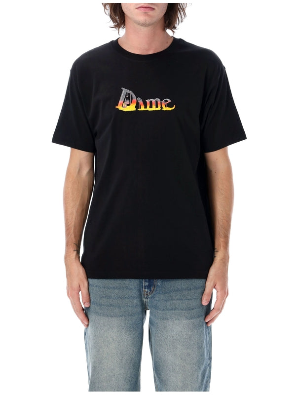 Logo Print Cotton Short Sleeve T-Shirt