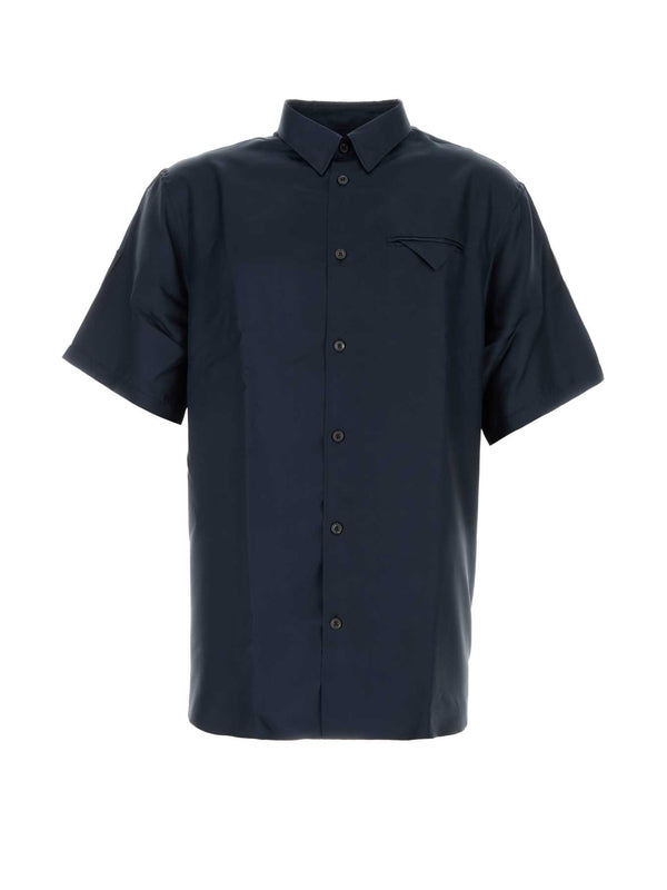 Triangle Pocket Silk Shirt