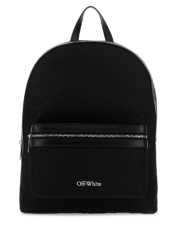 Core Logo Pocket Nylon Backpack