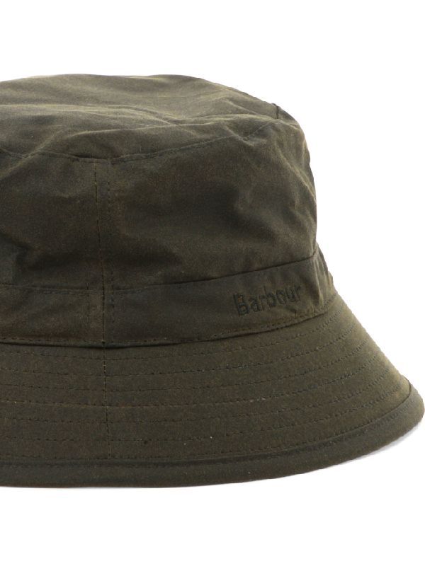 Logo Wax Cotton Bucket Hat