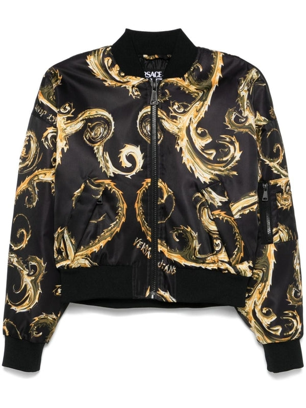 Allover Print Bomber Jacket