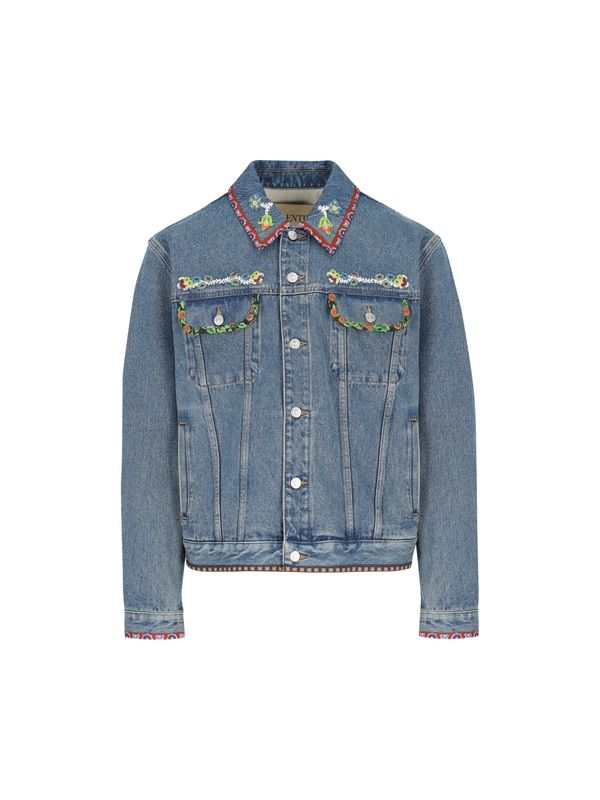 Valentino Blue Trucker Jacket