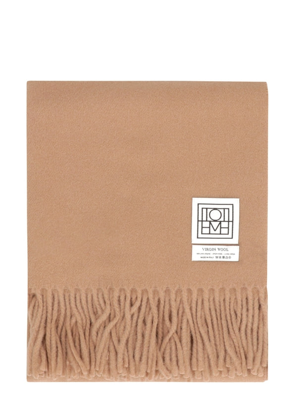 Toteme Brown Wool Mufflers