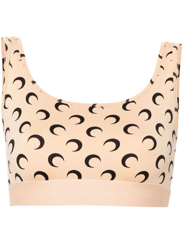 Moon Logo
  Pattern Banding Bra Top