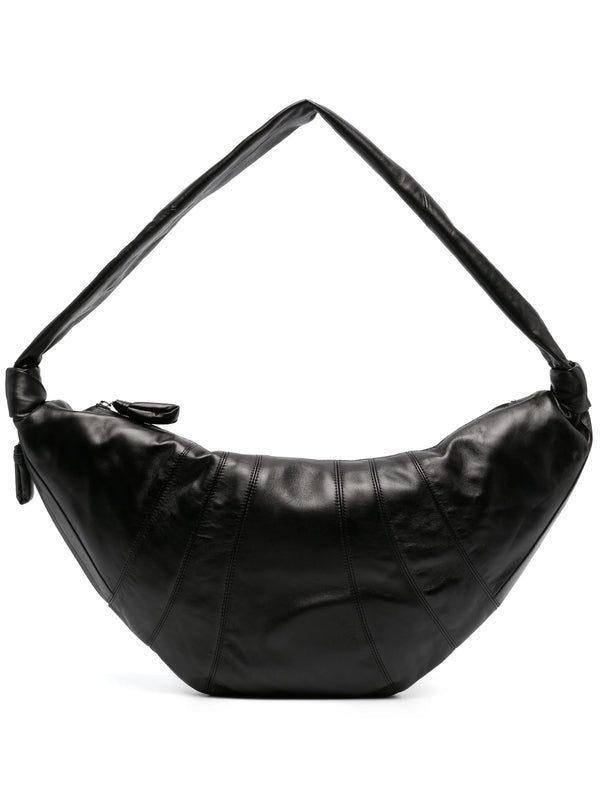 Croissant Leather Large Shoulder Bag