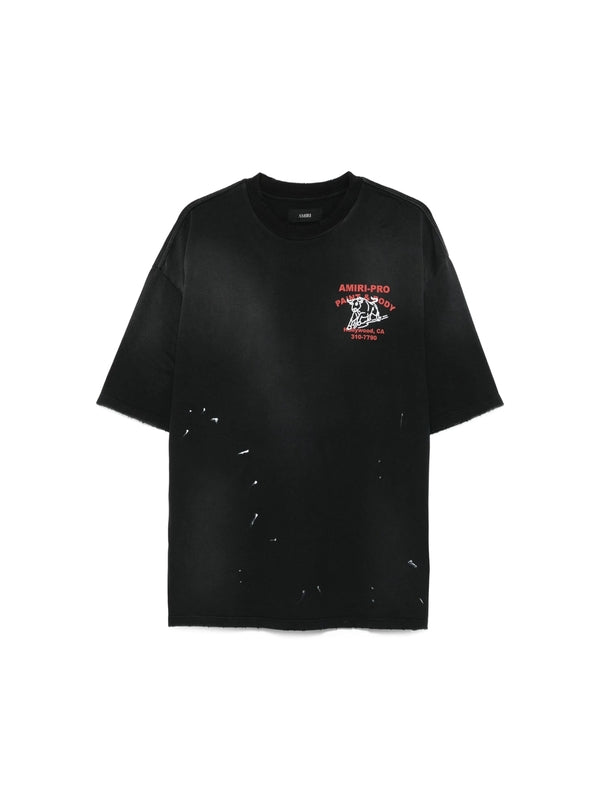 Amiri Black Half Sleeve