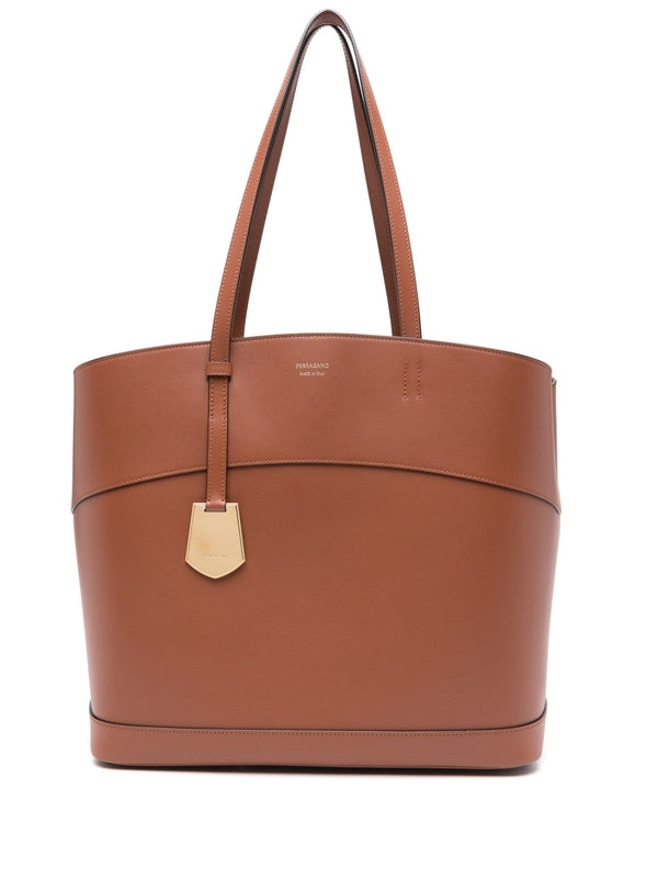 Carhming Leather Tote Bag