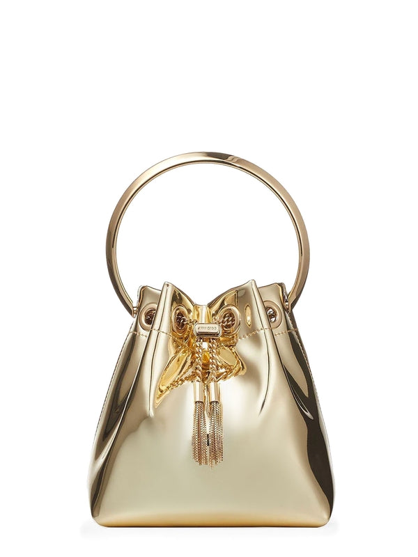 Bon Bon Metallic Mini Bucket Bag