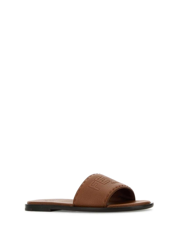 Fendi Brown Slides