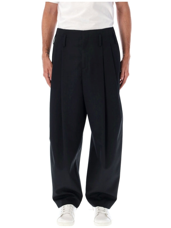 KENZO - School Boy Wool Blend Pants - Jente