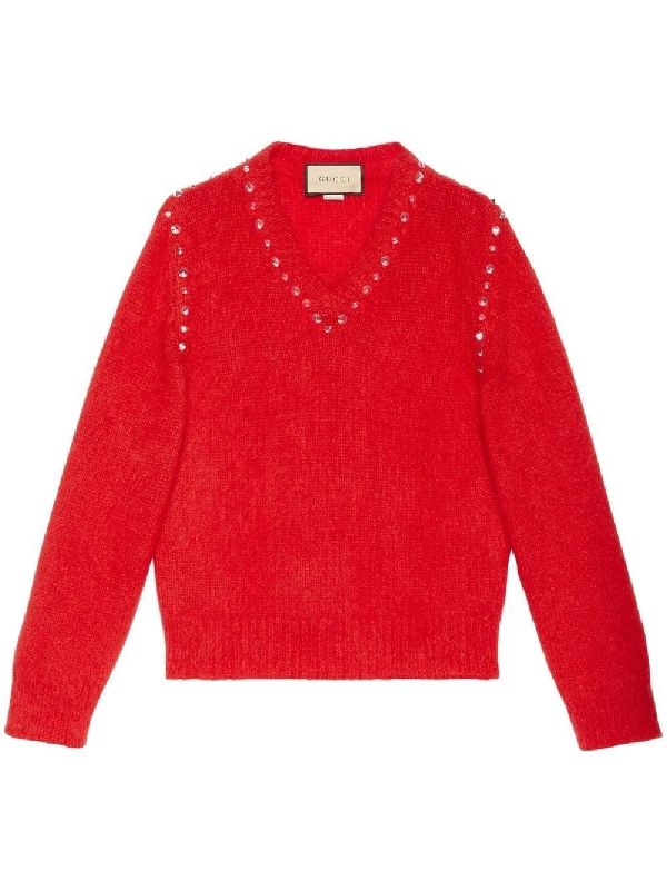 Studded Mohair Knit