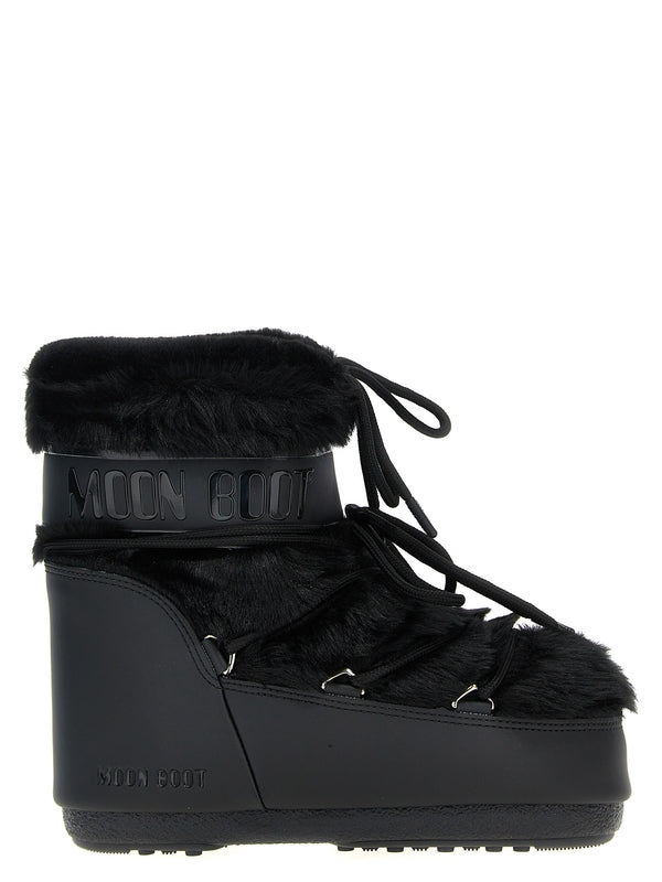 Logo Fake Fur
  Lace-Up Boots