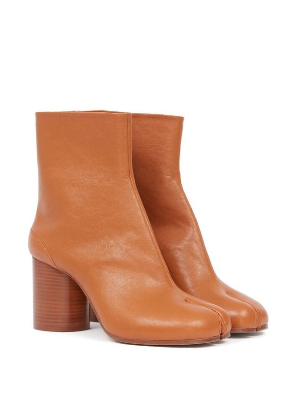 Tabi Leather Ankle Boots