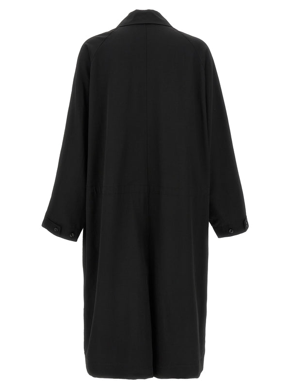 Wool Blend
  Single Trench Coat