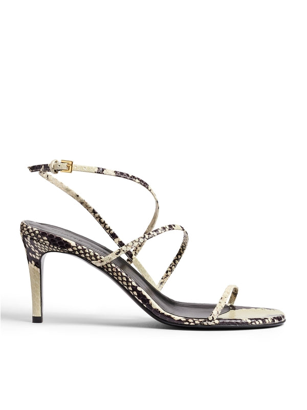 Loop Animal Printing Sandal Heel
