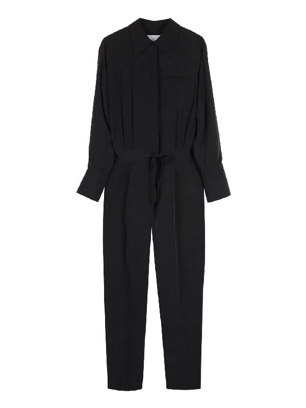 Benilde Washed Silk Jumpsuit