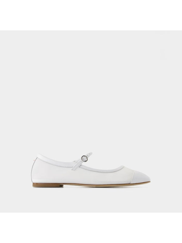 Uma Mesh Ballerina Flat Shoes