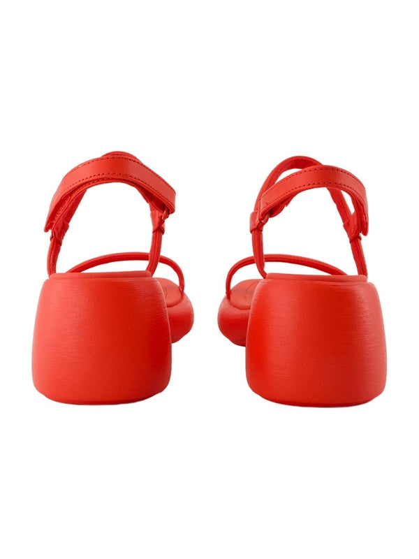 Camper Red Sandal Heels