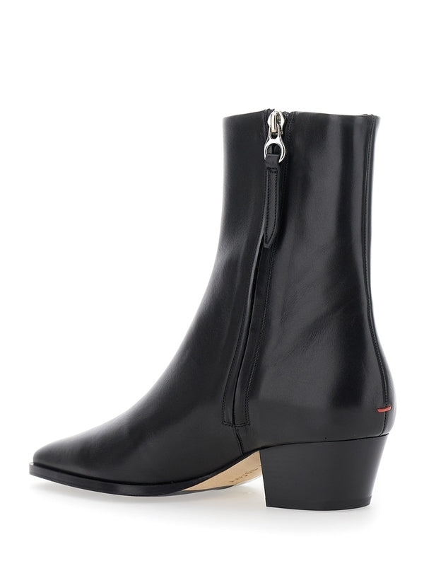 Aeyde Black Ankle Boots