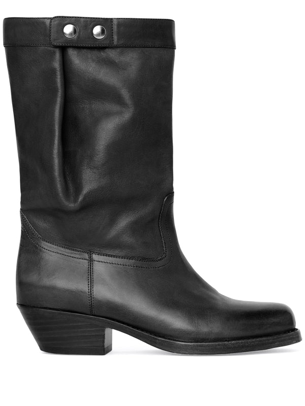 Ademe Leather Mid Boots