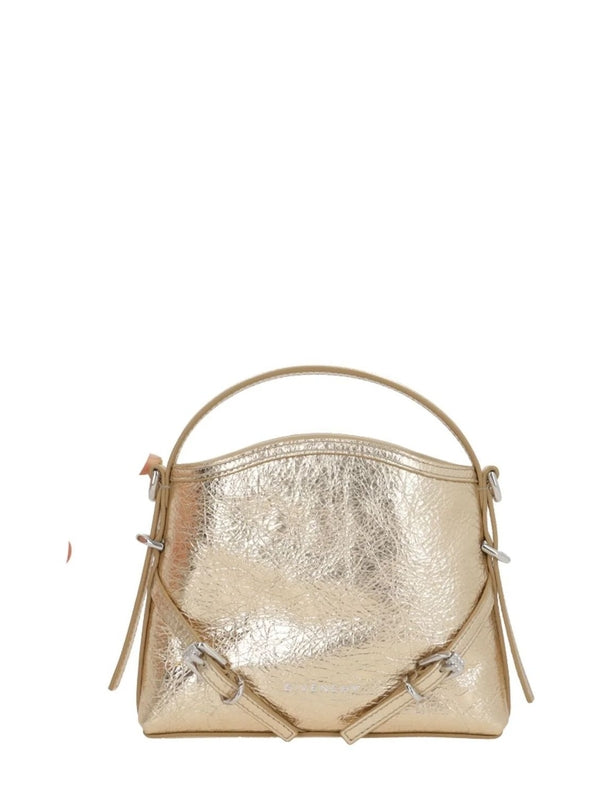 Voyou Metallic Leather Nano Shoulder Bag