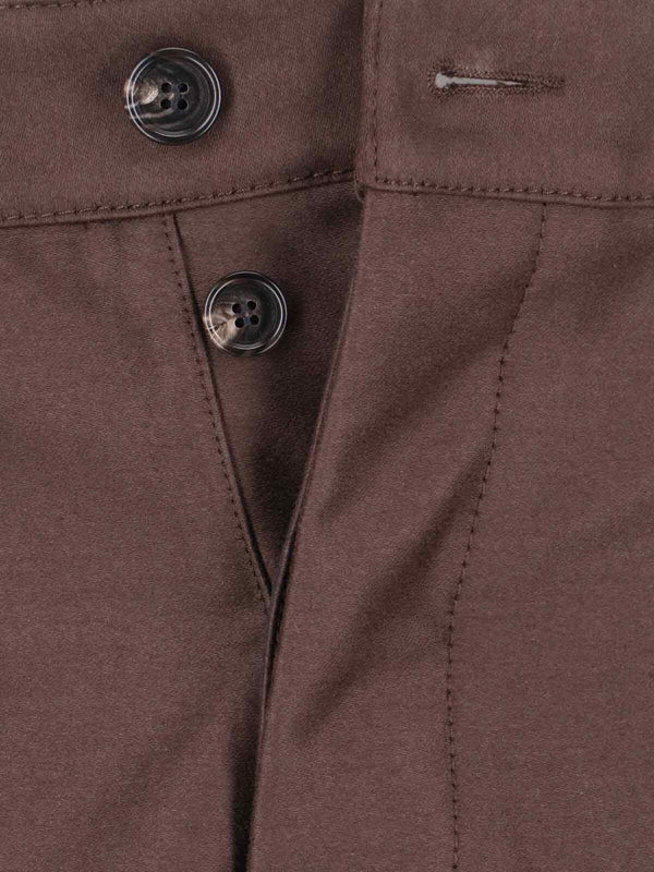 Wide Cotton Cargo Pants