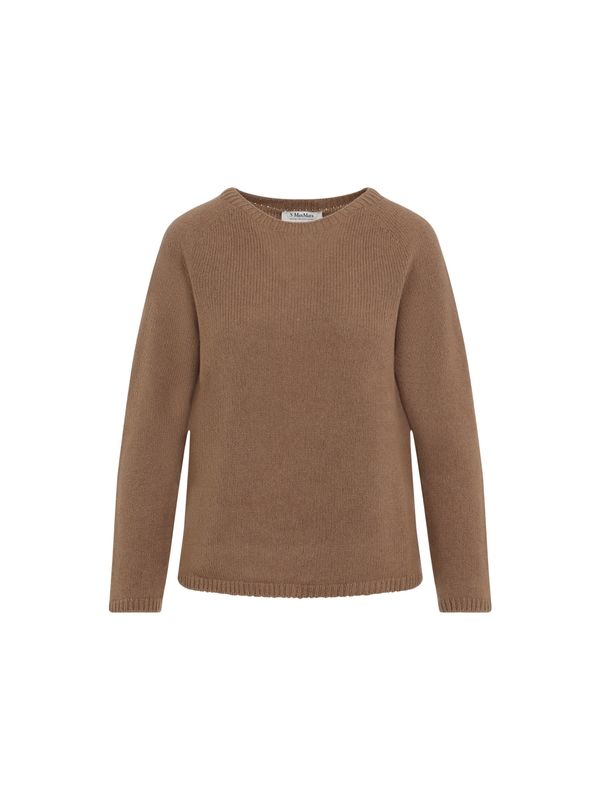 Wool Blend Crew Neck Knit