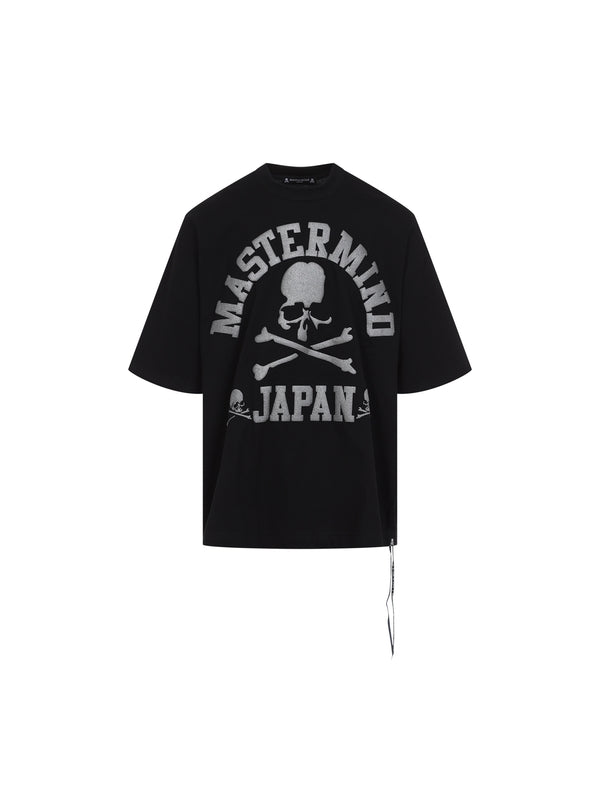 Skull Printing Strap Short Sleeve T-shirt