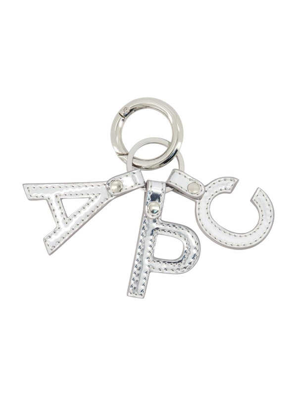 A.P.C. Silver Keyrings