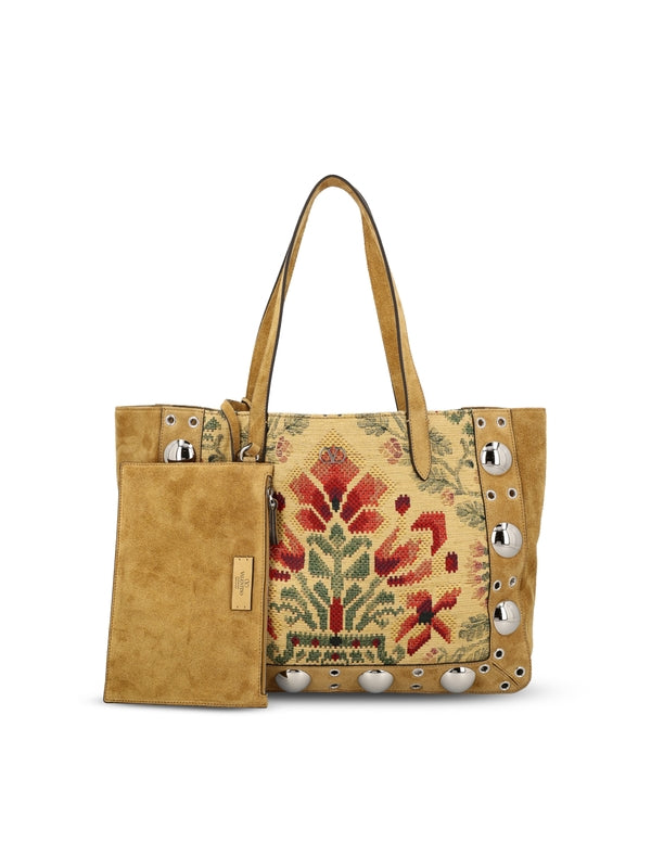 Valentino Beige Tote Bags