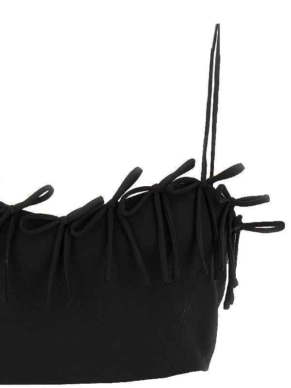 Tie String
  Detail Satin Tank Top