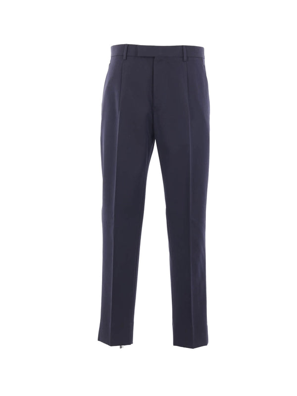 Z Zegna Navy Tailored Pants