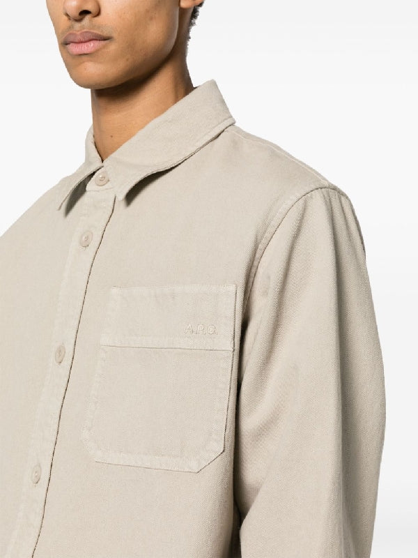 Basile Logo Embroidery Overshirt