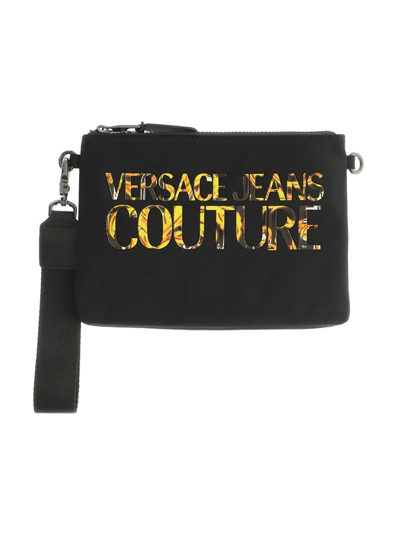 Baroque Logo Detail Clutch Bag