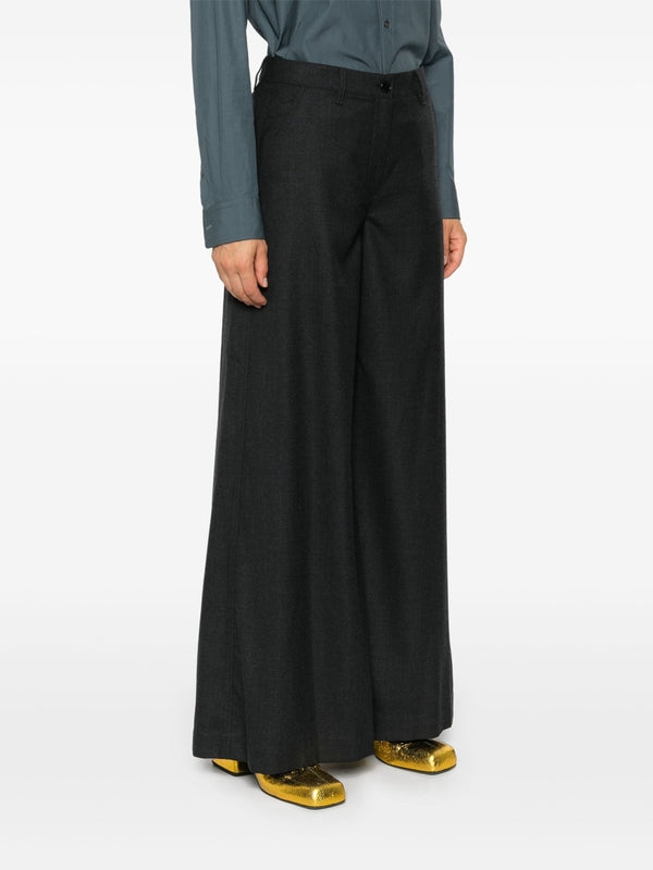 Super Wide Wool Blend Pants