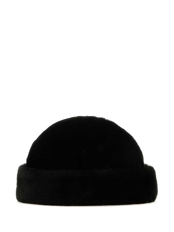 Triangle Logo Shearling Hat