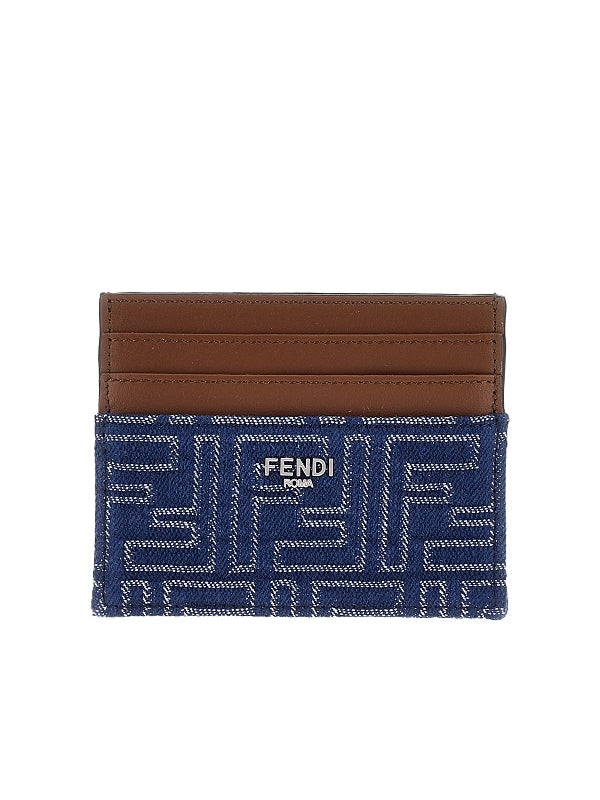 Fendi Blue Card Wallet