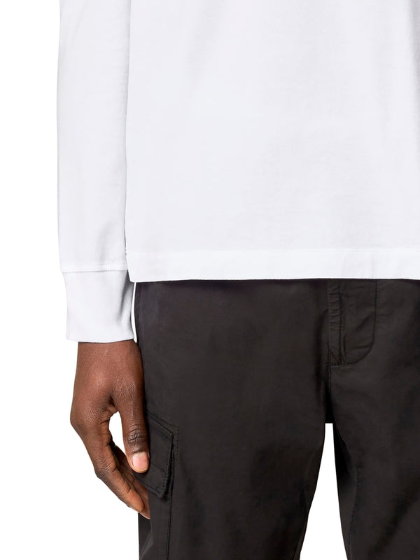Stone Island White Long Sleeve Top
