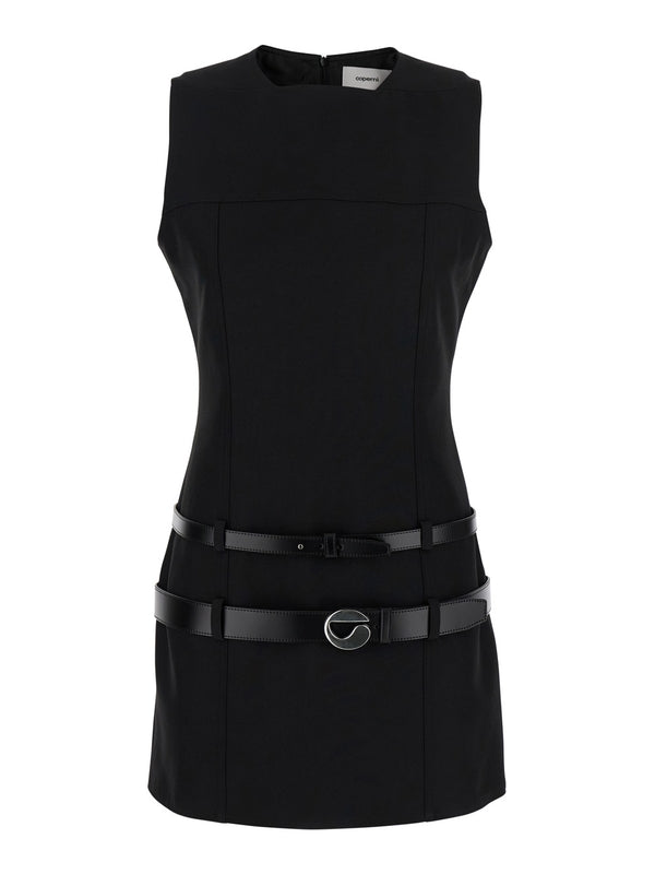 Coperni Black Mini Dress