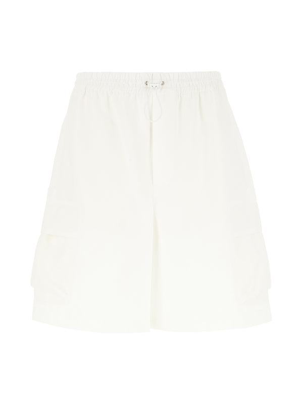 Web Logo Detail Cotton Shorts