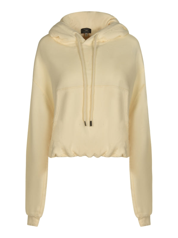 Crop Cotton Hoodie