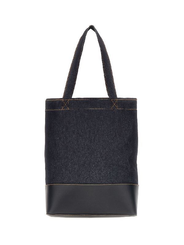 Axelle Axel Logo Denim Shopper
  Bag