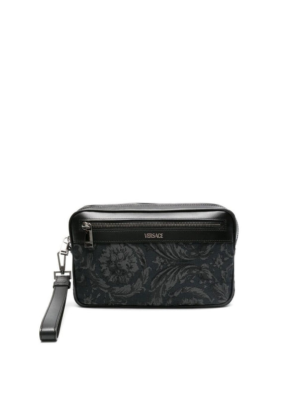 Versace Black Clutch Bags