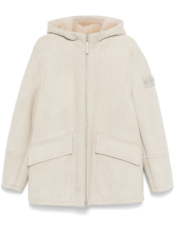 Wappen Patch Shearling Jacket