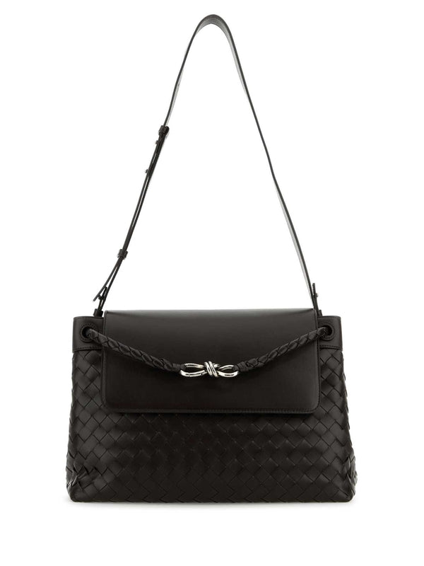 Andiamo Intrecciato Leather Crossbody
  Bag