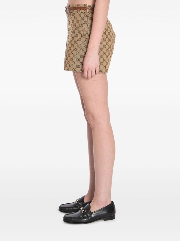 Allover GG
  Pattern Belt Shorts