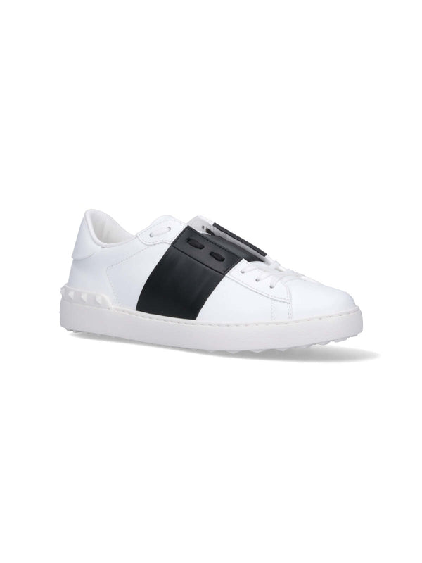 Valentino White Low Top Sneakers
