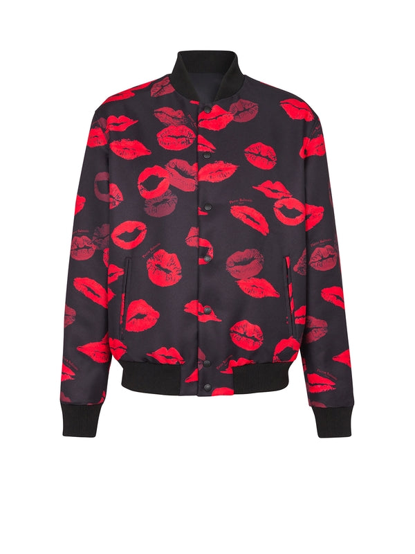 Allover Printed Bomber Jacket