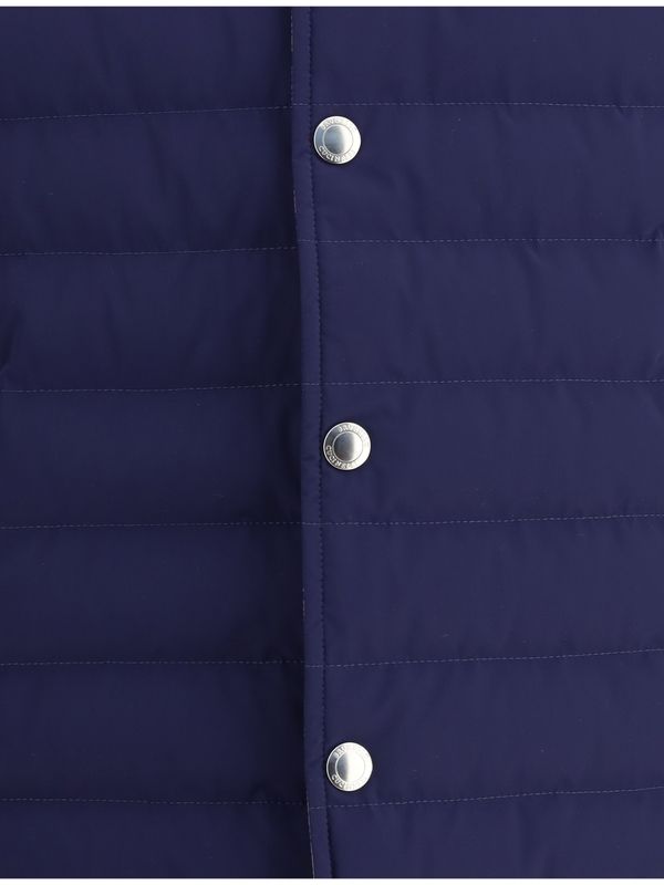 Brunello Cucinelli Navy Padded Jacket
