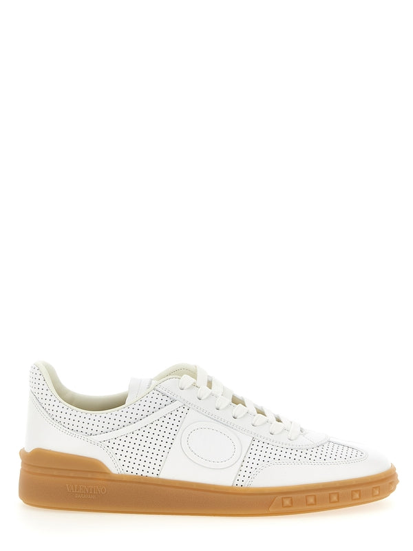 Valentino White Low Top Sneakers